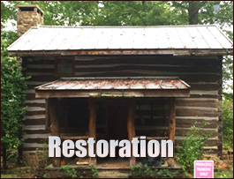 Historic Log Cabin Restoration  Toxey, Alabama